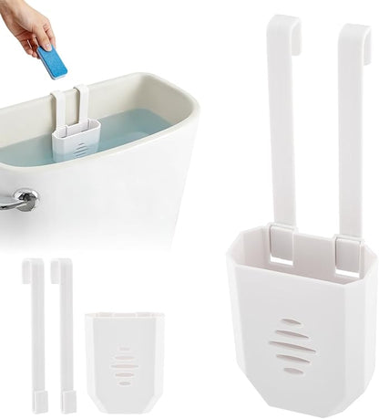 Toilet Tank Tablet Holder, 3.7 x 2.9 x 0.7 Inch Hanging Toilets Bowl Tablet Holder, Toilet Tank Bleach Tablets Bracket(SIZE:1 Pcs)
