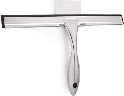 Hiware All-Purpose Shower Squeegee for Shower Doors, Bathroom, Window and Car Glass - Stainless Steel, 12 Inches