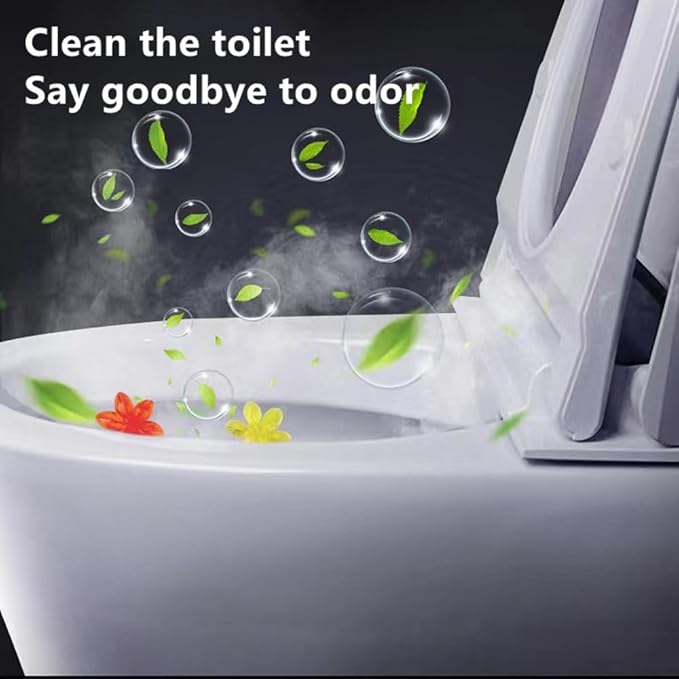 Toilet Gel Stamp, 3 Pack/36 Toilet Stamps,Toilet Bowl Stamp Gel, Toilet Gel Refills, Toilet Refresh Flower Scent Gel, Includes Dispenser and Gel, 3 Pack/set Last for a Month and a Half