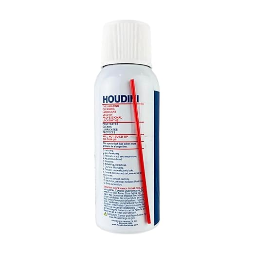 Houdini 2.5 Lock & General Purpose Cleaner Lubricant