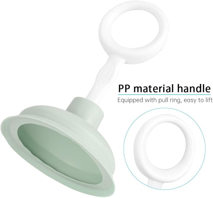 2pcs Handheld Suction Pipe Cleaner, Pipeline Dredging Tool Strong Suction Pp And Pe Material Easy To Use And Clean (green)