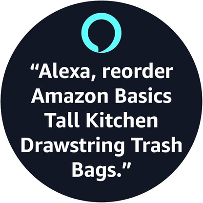 Amazon Basics Tall Kitchen Drawstring Trash Bags, Clean Fresh Scent, 13 Gallon, Odor Control, 0.9 mil Thickness, 80 Count (Previously Solimo)