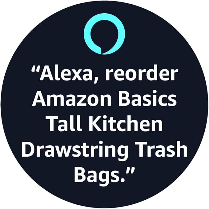 Amazon Basics Scented Trash Bags, Tall Kitchen Drawstring, Clean Fresh Scent, 13 Gallon, 200 Count, Pack of 1