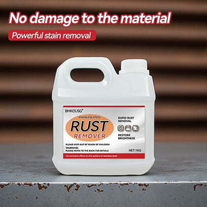 Stainless Steel Rust Stain Remover & Cleaner 2.2LB - Quickly Cleans Stainless Steel Appliances, Furniture, Commercial Equipment, Grills, Sinks, and Tools | Powerful & Safe Metal Rust Remover