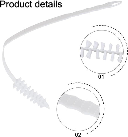Washing Machine Inner Cylinder Cleaning Brush 23.6 Inch Flexible PP and Nylon Tool for Drum Washer Lint Removal and Hard-to-Reach Area Cleaning