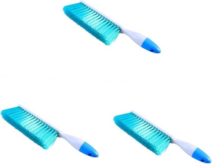 KALLORY 3pcs Cleaning Brush Soft Bristles - Handle for Dust Removal Sofa Clothes Carpets and More