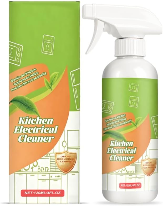 Electrolyzed Ion Kitchen Cleaner Spray, Cleanse Kitchen Appliance Cleaner, Multi-purpose Household and Kitchen Cleaning Spray, Multi-purpose Cleaner for Oven, Stove, Range Hood & Appliances (1)