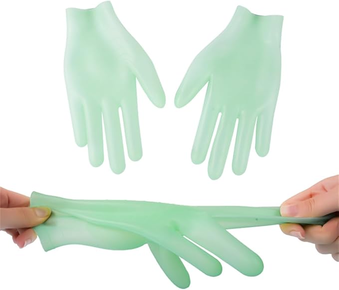 vodvob reusable silicone gloves, finger protectors for epoxy resin casting DIY crafts, household cleaning gloves