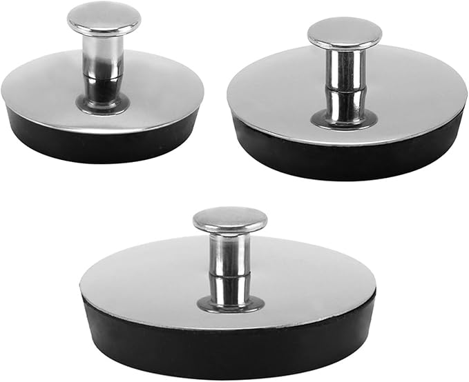 Stainless Steel Sink Plug Drain Stopper Bath Plug Sink Wash Basin Water Stopper For Bathtub Bathroom