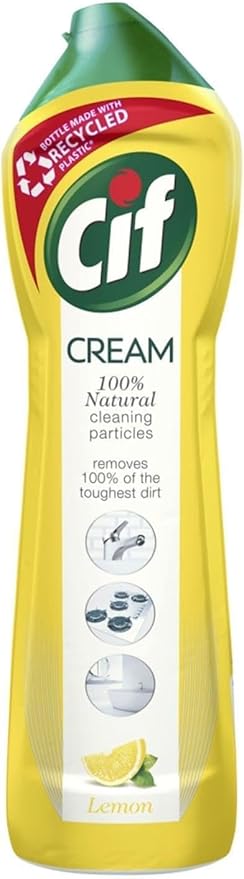 Cif Cream Lemon 500 Ml (pack Of 4)