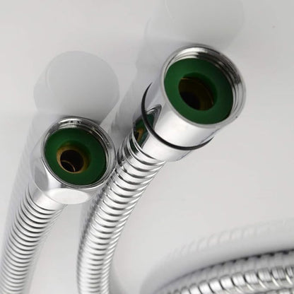 Extra Long Hand Shower Hose 118", Angle Simple Stainless Steel Flexible Shower Extension Hose Replacement 1/2" IPS, No Tangles, Chrome
