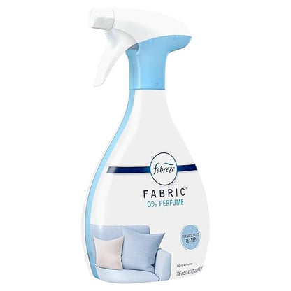 Febreze FABRIC Refresher, Zero Perfume, 23.6 oz Spray Bottle