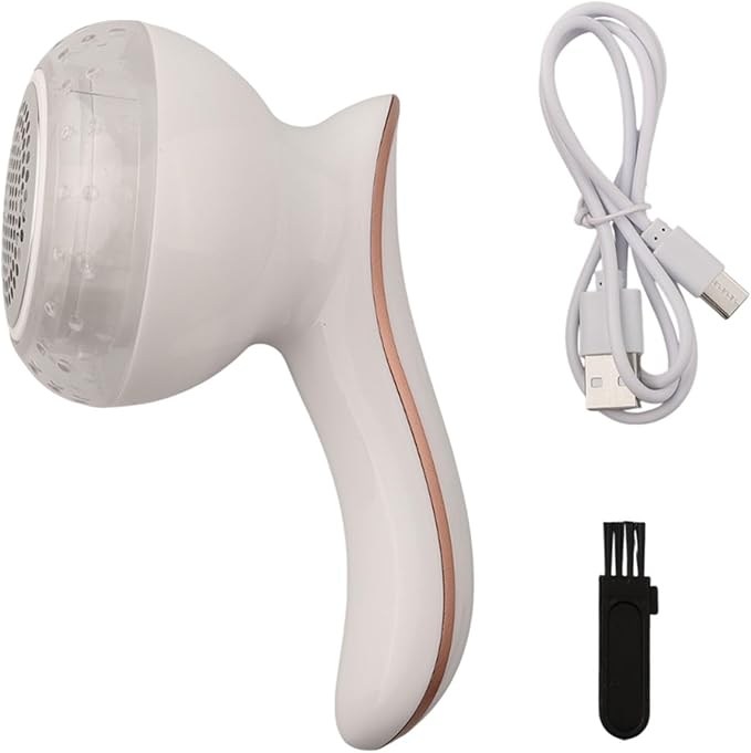 USB Rechargeable Fabric Shaver, Electric Lint Remover for Clothes with Spare Head, Portable Fuzz Ball Defuzzer for Sweaters Furniture Couch Blanket