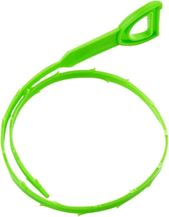 LeosHi Pipe Dredging Brush Bathroom Hair Sewer Sink Cleaning Brush Drain Cleaner Flexible Cleaner Clog Plug Hole Remover Tool (Size : 51cm Green)