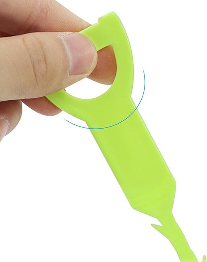 3 Pack 20 Inch Drain Clog Remover Snakes, Hair Cleaning Tool Effective Drain Snake Auger Tool for Sink, Shower, Bathtub, and Toilet(Green)