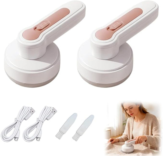 Electric Fabric Shaver and Lint Remover, 2026 New Rechargeable Lint Shaver for Clothes, Electric Sweater Shavers to Remove Pilling for Clothes and Furniture (2 Pcs)