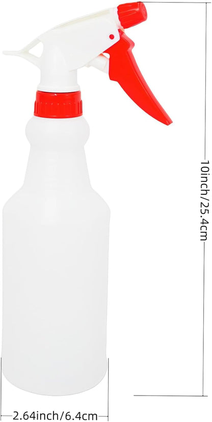 12 Pack 16oz Spray Bottles, Reusable Fine Mist Water Sprayer for Plants, Cleaning, High Output Ultrafine Misting Plastic Spray Bottles for Water, Salon, Garden, Kitchen and Bathroon