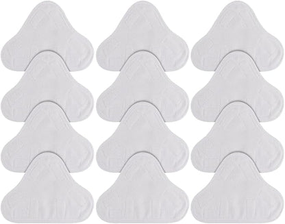 Sgizoku Microfiber Steam Mop Pad Replacement Compatible with H2O H20 Mop X5 Steam Steam Cleaners Washable & Reusable - 12 Pack