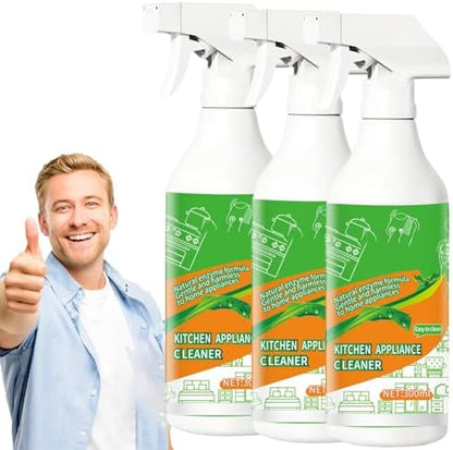 Cleanse Natural Kitchen Cleaner Spray,300ml Electrolyzed Ion Kitchen Cleaner Spray,Kitchen Appliance Cleaner,Multi-Purpose Household And KitchenCleaning Spray (3pc)