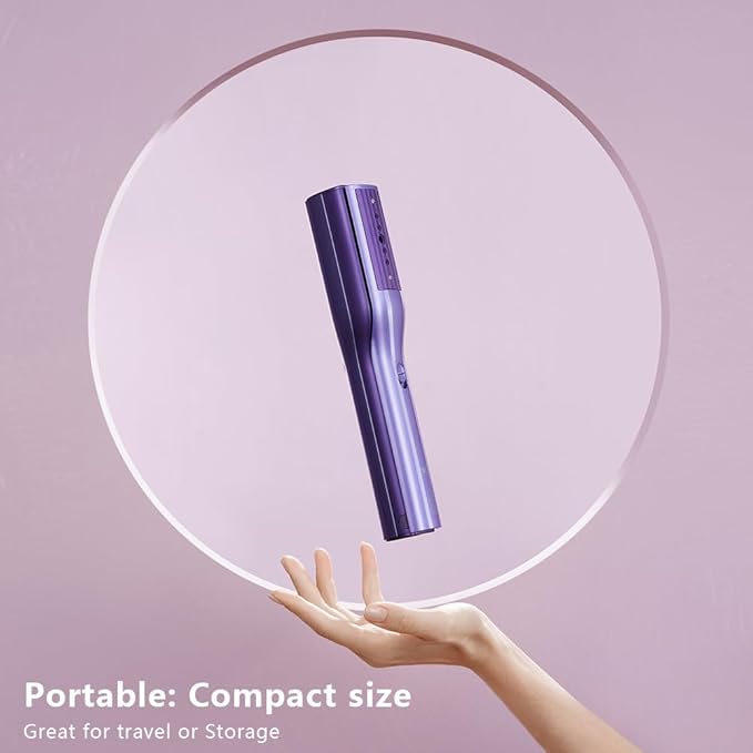 G4 Pro Smart Handheld Steamer for Clothes – Global Voltage Adaptation, 900W Palm-Sized & Lightweight (0.8lb), Dual Steam Modes, Easy Wrinkle Remover, Auto Shut-Off for Travel & Home (purple)