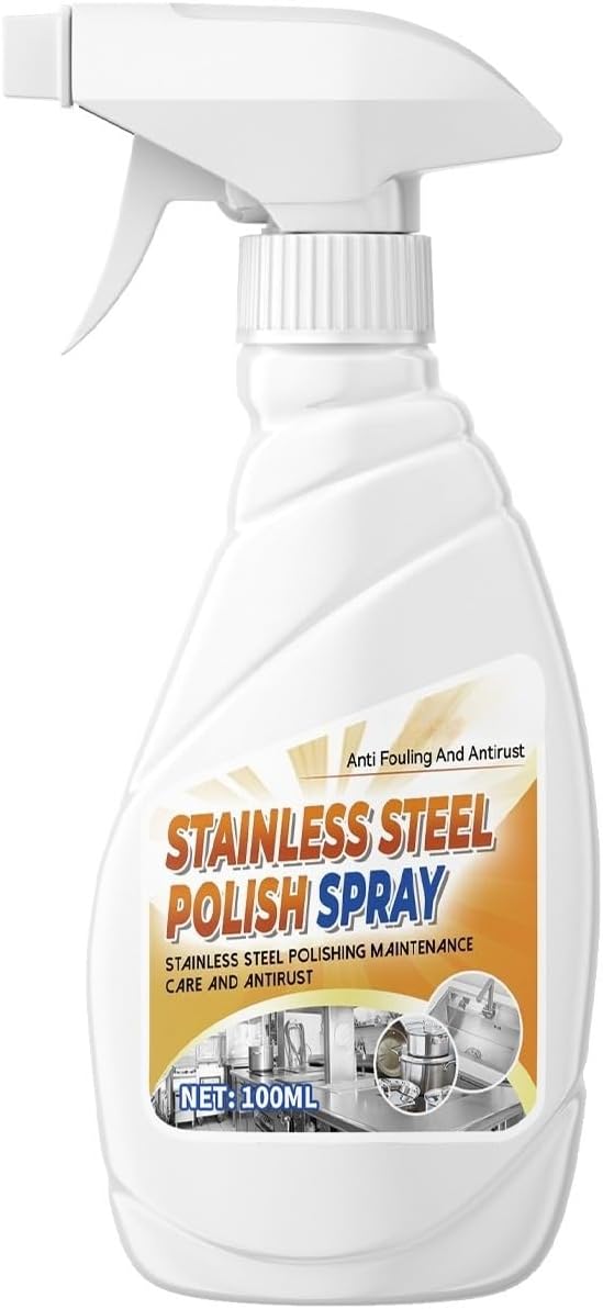 Kitchen Heavy Duty Cleaner Spray, 2025 Stainless Steel Cleaner, Kitchen Cookware Oil Stains, Black Dirt On the Bottom of Pots, Rust Removal and Anti-rust Cleaner