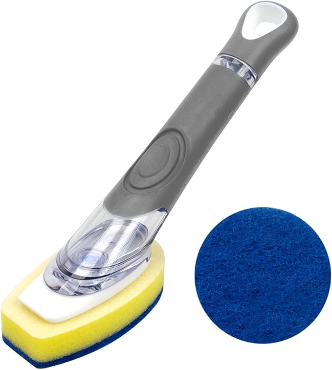 CELOX Dish Wand, Non-Scratch Dishwashing Scrubber with Soap Dispenser