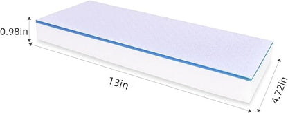 Mops Pad for Floor Cleaning,Magic Sponges Eraser Cleaning Mop Pads Refills Suitable for 13" Flat mop Head (Mop Pad Refill,13"x4.72"x0.98")