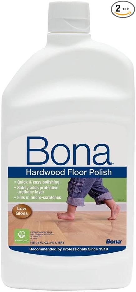 Bona 32 oz. Low-Gloss Hardwood Floor Polish (Pack of 2)