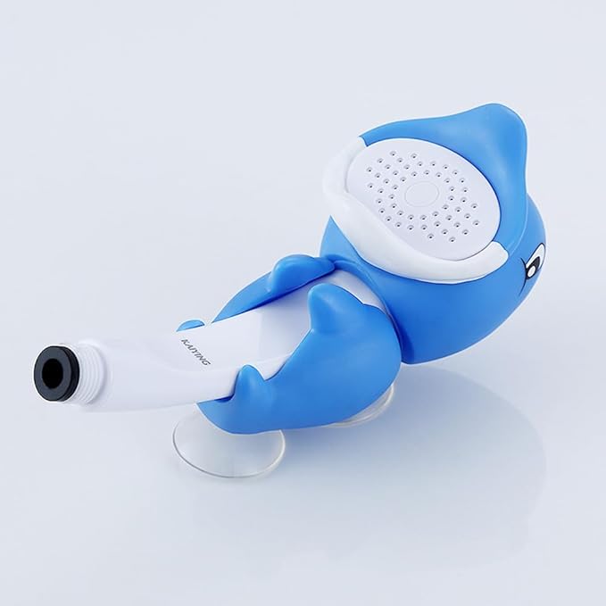 KAIYING Children's Handheld Shower Head,Cartoon Water Flow Spray Shower Head Baby Kids Toddler Bath Accessories (O:Showerhead(Dollie)+Hose+Diverter)