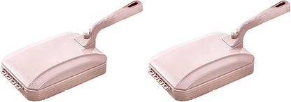 2X Carpet Cleaner Brush Sweeper Dirt Handheld Sofa Bed Pet Hair Debris Dirt Fur Roller Brush Household Cleaning Tool