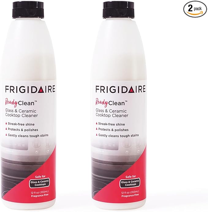 Frigidaire 10FFCTCL02 Ready Clean Glass & Ceramic Cooktop Cleaner, 2-Pack