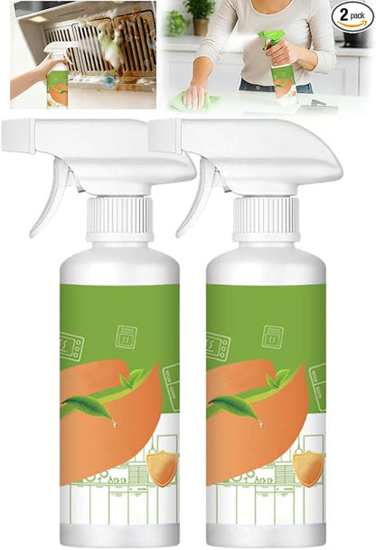 Electrolyzed Ion Kitchen Cleaner Spray, Multi-purpose Household and Kitchen Cleaning Spray, Convenient Handheld Cleaner for Home Family (2PCS)