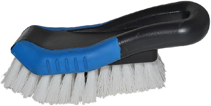 Car Carpet Cleaning and Scrub Brush for Floor Mats, Cleaning Brush for Car Mat Interior and Home, Heavy Duty Floor Brush Carpet Scrubber Stiff Bristle Detailing Scrub Brushes (Black)