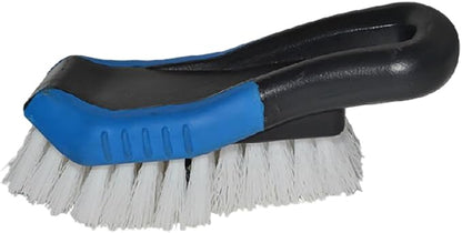 Car Carpet Cleaning and Scrub Brush for Floor Mats, Cleaning Brush for Car Mat Interior and Home, Heavy Duty Floor Brush Carpet Scrubber Stiff Bristle Detailing Scrub Brushes (Black)