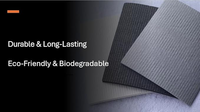 Swedish Dishcloths – Reusable, Super Absorbent & Biodegradable Cleaning Cloths, Eco-Friendly Cellulose Sponge Rags for Kitchen, Dishes & Counters – 6 Pack (Black, Gray, White)
