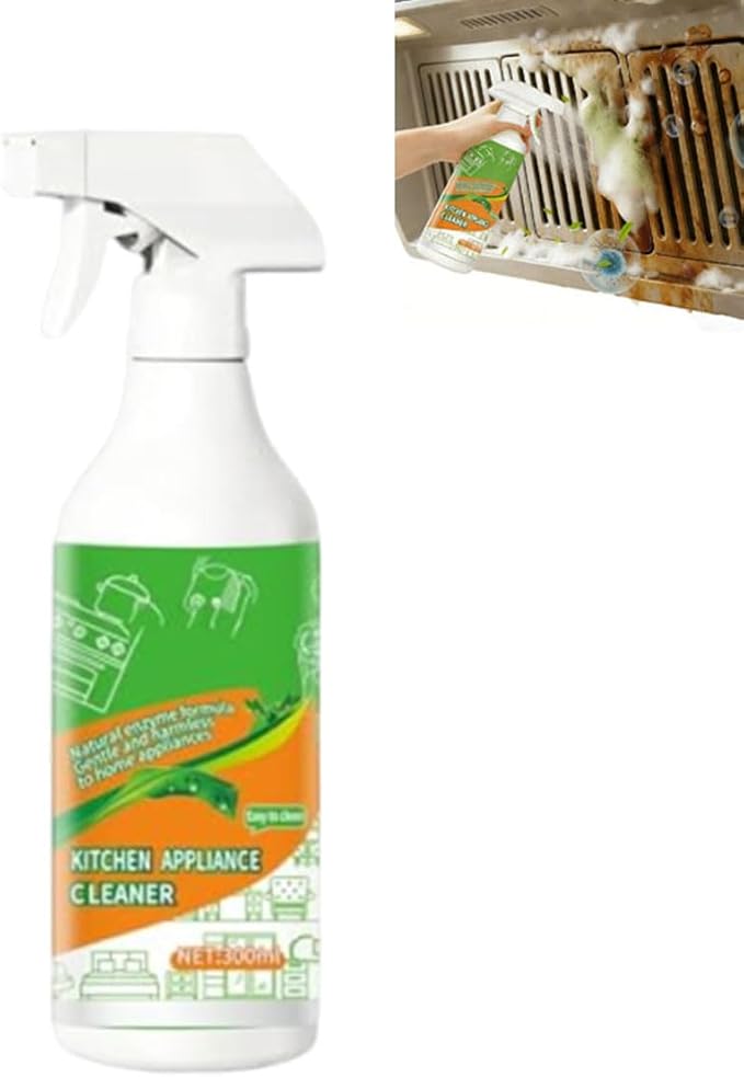 Electrolyzed Ion Kitchen Cleaner Spray,Multi-purpose Household and Kitchen Cleaning Spray Kitchen Appliance Cleaner,for Hold,Oven,Stove,Range Hood (1PCS)