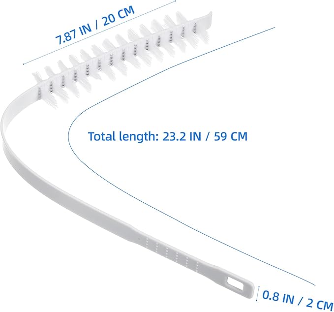 Mobestech Washing Machine Cleaner Brush 23.62 Inch Front Load Washer Drum Brush for Removing Dust Pet Hair and Cleaning Appliance Blind Spots