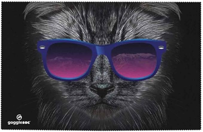 GOGGLESOC Swipeout – Microfiber Lens Cleaning Cloth for Ski & Snowboard Goggles – Reusable, Washable, Eco-Friendly