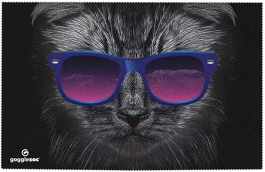 GOGGLESOC Swipeout – Microfiber Lens Cleaning Cloth for Ski & Snowboard Goggles – Reusable, Washable, Eco-Friendly