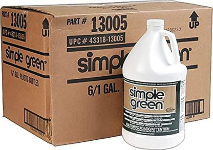 Simple Green 13005CT Industrial Cleaner & Degreaser, Concentrated, 1 gal Bottle (Case of 6)