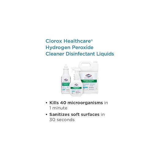 Clorox Healthcare Hydrogen Peroxide Cleaner Disinfectant, Bleach Free, 32 Fluid Ounces (Package May Vary)