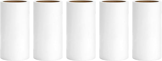 4 inch Lint Roller Refills for Evercare Muji IKEA Bastis Amazon Lint Roller Replacement Refills 4 inch Extra Sticky 60 Sheets per Refill 5 Pack Total 300 Sheets (Inside Diameter 1-1/2 inch)