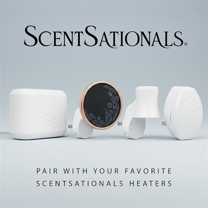 ScentSationals Spiced Vanilla Swirl Fragrance Oil Plug In Air Freshener Refills 3-Pack - Works with Scentsationals Wall Plugs, Long-Lasting Home Fragrance, 0.8 fl oz Each, Packaging May Vary