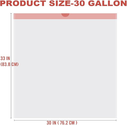 BEIDOU-PAC 30 Gallon Trash Bags Drawstring, 150 Count, White | Unscented | Heavy Duty Multi-purpose Garbage Bags Can Liners for Business Home Kitchen Commercial and Industrial