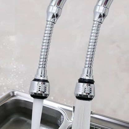 2Pcs Kitchen Faucet Extender Universal Faucet Spray Head 360° Swivel Adjustable Nozzle Spout for Bathroom Kitchen Tap Nozzle Filter Adapter