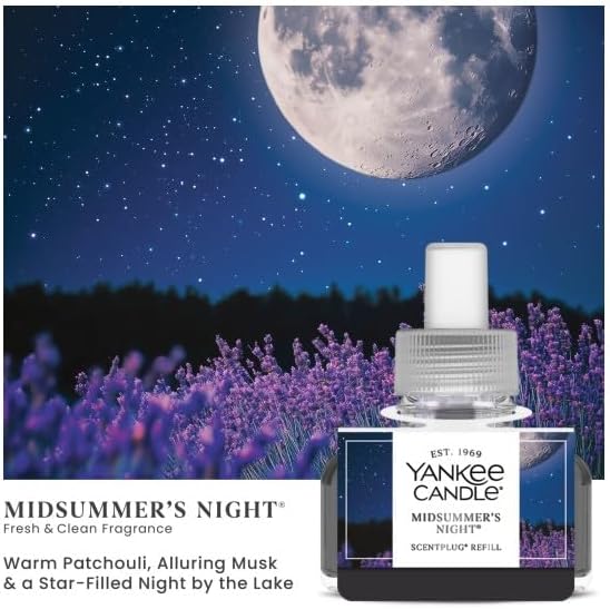 Yankee Candle Midsummer's Night ScentPlug Refills (Pack of 4)