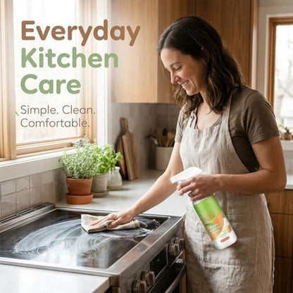 Cleanse Natural Kitchen Cleaner Spray,300ml Electrolyzed Ion Kitchen Cleaner Spray,Kitchen Appliance Cleaner,Multi-Purpose Household And KitchenCleaning Spray (3pc)