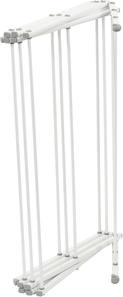 Household Essentials White 5119-1 Indoor Metal Clothes Drying Rack for Laundry
