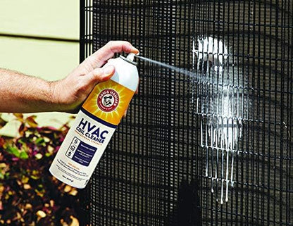 Arm & Hammer Biodegradable HVAC and Air Conditioner Coil Cleaner Foam Aerosol Spray, No Rinse, 19 fl. oz, AHCC-19 by Diversitech