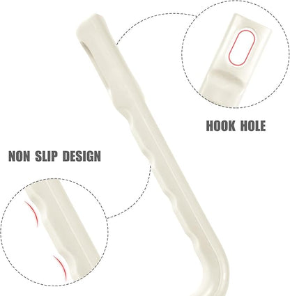 4pcs Grout Cleaner Brushes, V Shape Stiff Bristle Crevice Cleaning Brush Shower Scrub Tool for Tile Floors, Tracks, Door Slot, Bathroom, Kitchen, Windows (White)